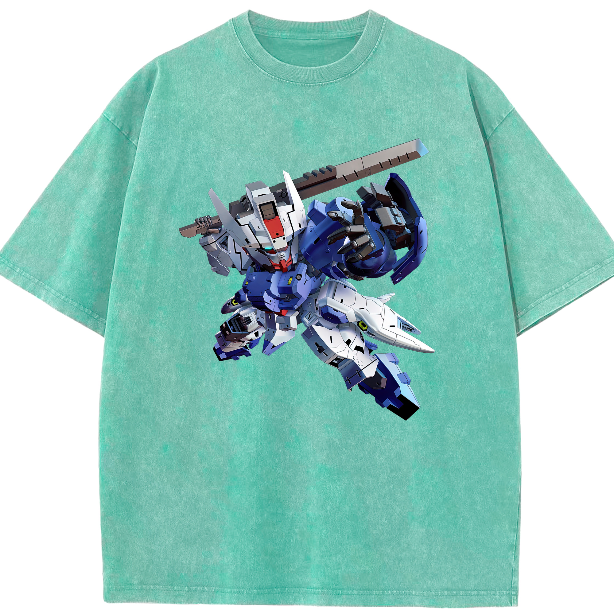 （画像用） 機動戦士ガンダム Mobile Suit Gundam 綿100% ヴィンテージ風 半袖Tシャツ（フロントプリント）